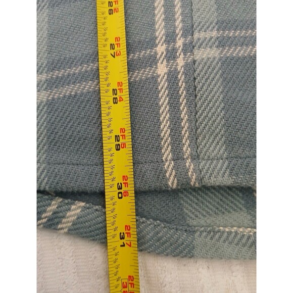 Pladra Plaid Flannel Shirt Womens 2XL Button Front Long Sleeve Blue Outdoorsy - Picture 10 of 16